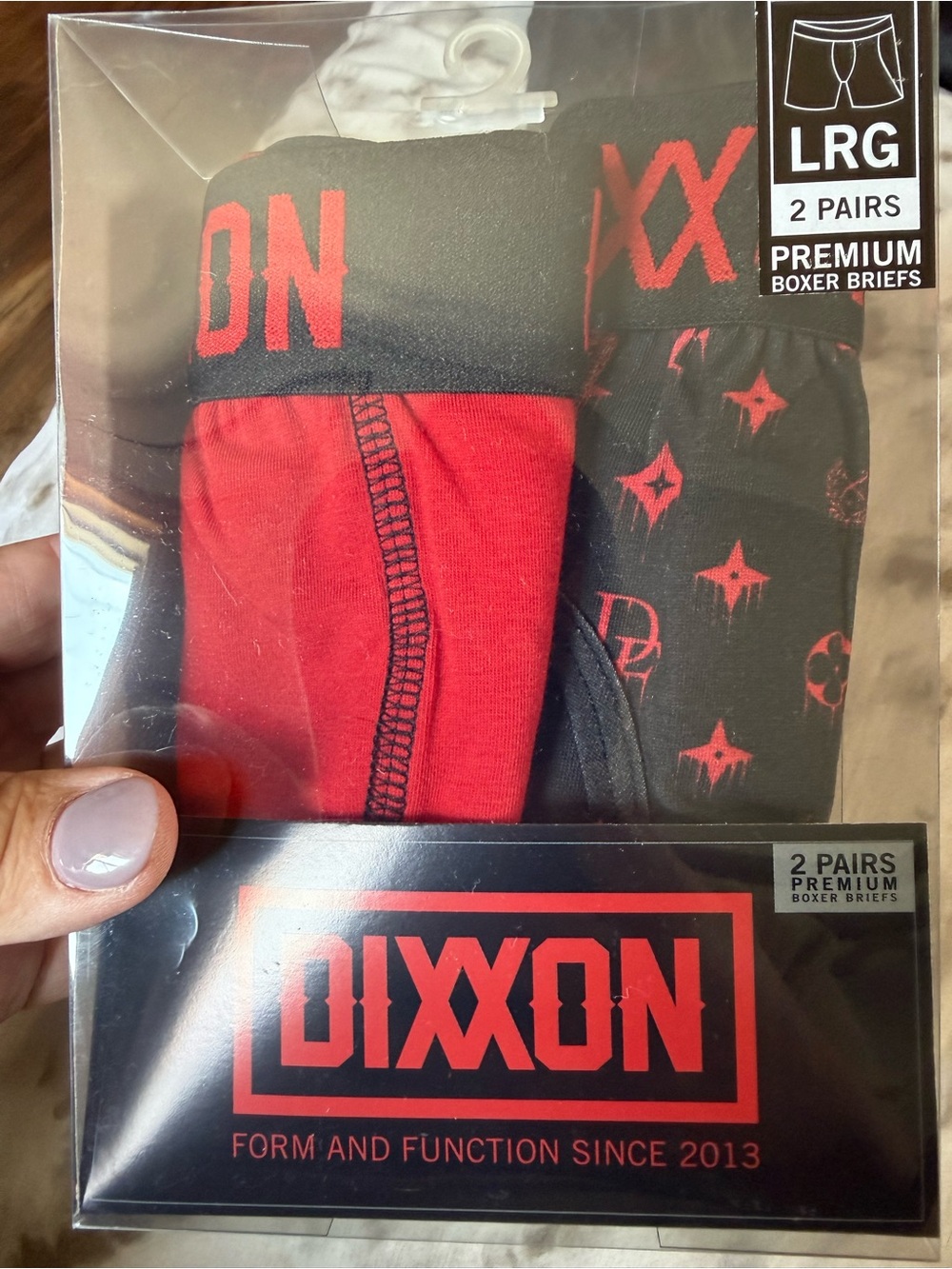 DIXXON Kids' Red & Black 2-Pack Boxer Briefs